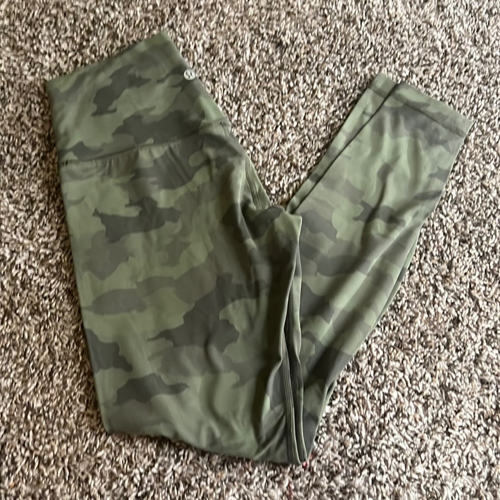 lululemon green camo leggings